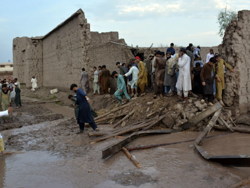 Heavy rains in eastern Afghanistan cause devastation, leaving at least 40 dead - Times of India