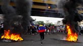 Imágenes de las protestas en Venezuela por las dudas que deja el triunfo de Nicolás Maduro en las elecciones