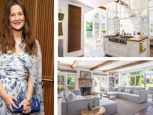 Drew Barrymore's Impossibly Charming Hamptons Estate Hits the Market for $8.5M