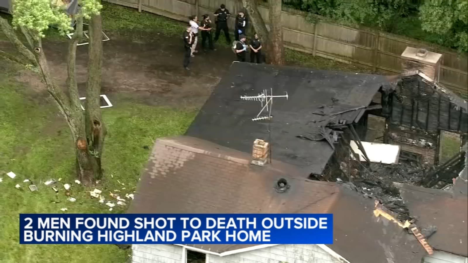 Highland Park shooting: Man in custody after 2 brothers found fatally shot outside burning home