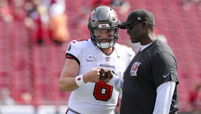 Buccaneers Baker Mayfield, Todd Bowles Rank Low Among Quarterback-Coach Duos