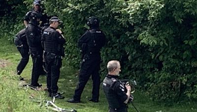 Armed police near canal find air rifle after reports of boys with a weapon