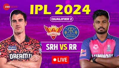 SRH vs RR Qualifier 2 Live Cricket Score and Updates, IPL 2024: Pat Cummins Vs Sanju Samson