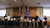 These officers were recognized by the Beaumont Rotary Club