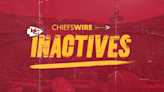 Inactives for Chiefs vs. Jaguars, Week 2