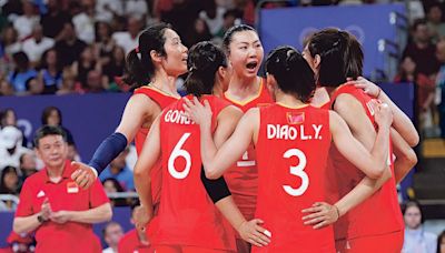 中國女排輕取東道主 兩連勝提早晉8強 - 20240803 - 體育