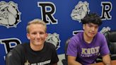 Ramona High swimmer and football kicker sign letters of intent for college