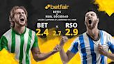 Real Betis Balompié vs. Real Sociedad: horario, TV, estadísticas, clasificación y pronósticos