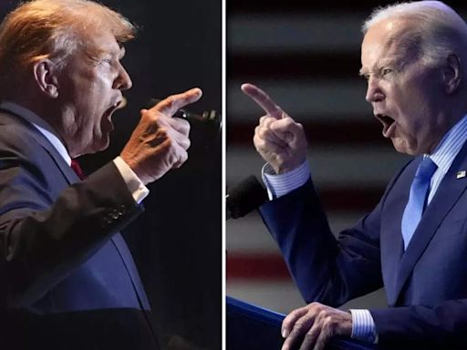 Trump tells Biden to ‘get the hell out of here’ in first post-debate speech - Times of India