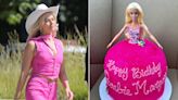 Margot Robbie Celebrates 32nd Birthday with Pink Barbie Cake on Set of Greta Gerwig Movie
