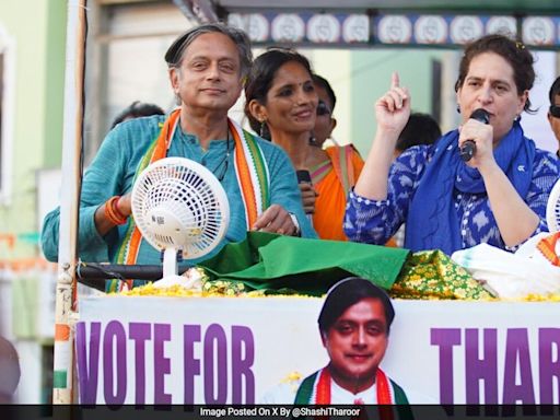 Shashi Tharoor's Shoutout For Priyanka Gandhi After Wayanad Announcement