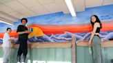 Traip mural honors school's land stewarded by Native Americans through 'power of art'