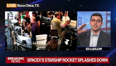 SpaceX Starship Mostly Survives Landing in Indian Ocean