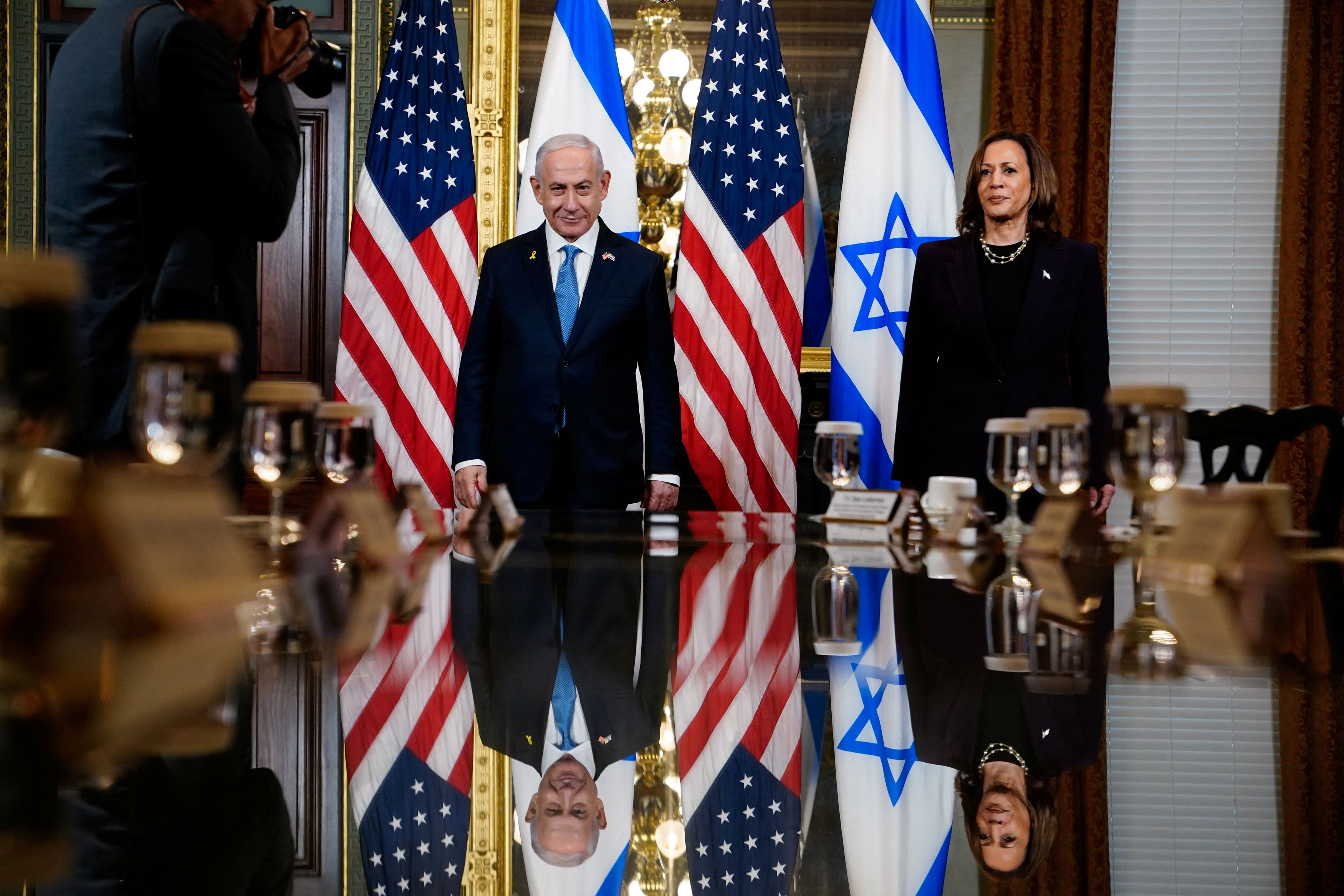 Netanyahu to meet with Biden and hostage families, then with Harris