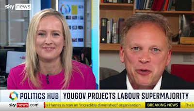 Grant Shapps hangs up on Sky News reporter when told he faces losing his seat in election