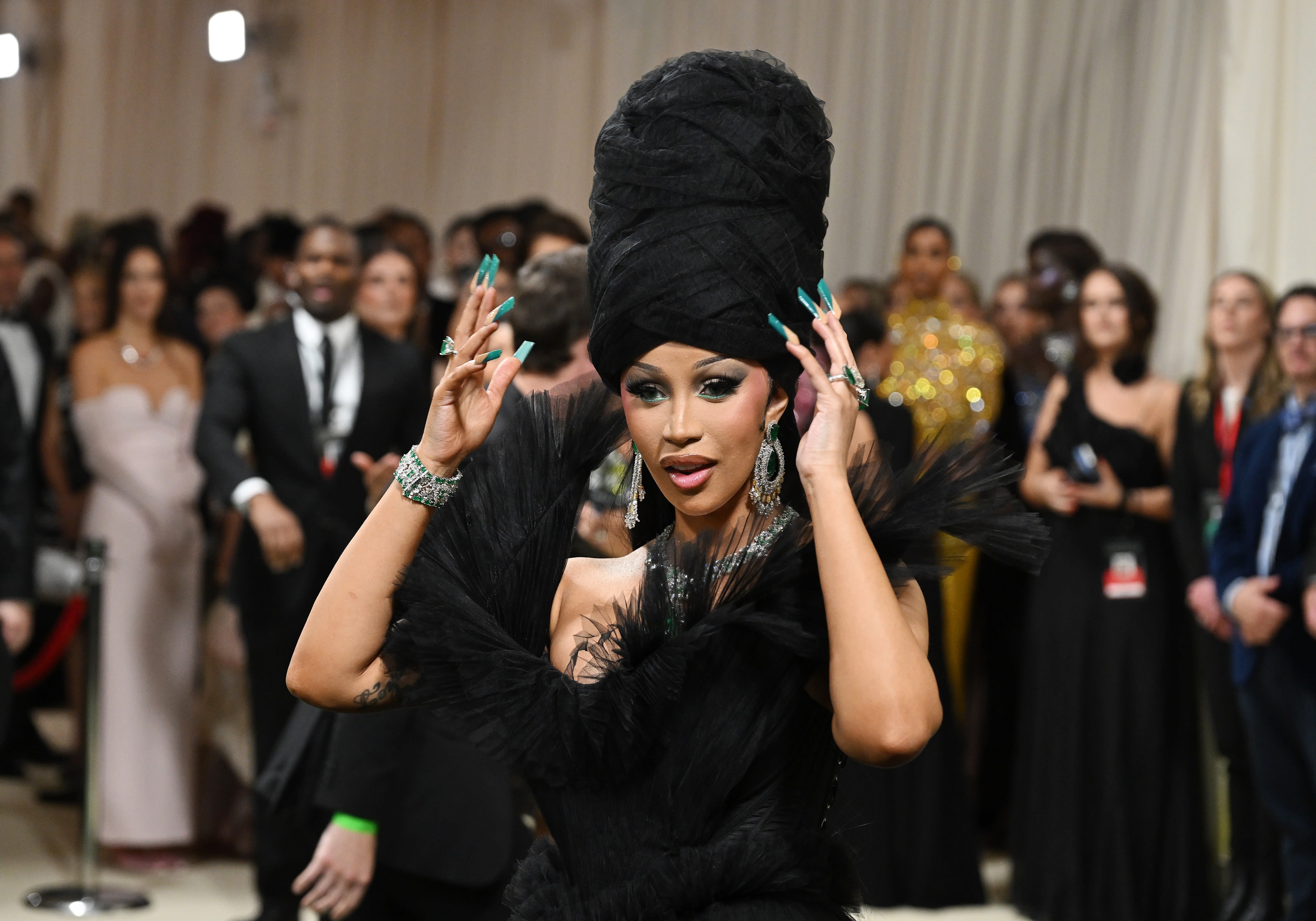 Cardi B Shared Her Alternate Met Gala Look, Which Included 18 Prosthetics