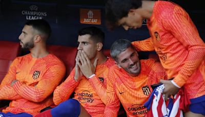 Sin Morata ni De Paul en la última prueba del once de Simeone