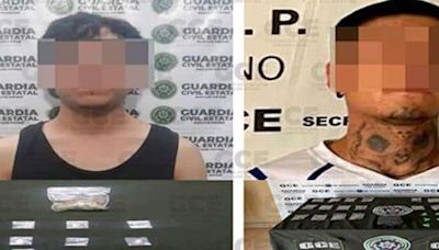 Detienen GCE a par de “narcos” en operativos