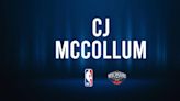 CJ McCollum NBA Preview vs. the Trail Blazers