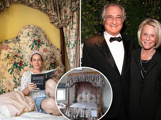 I sleep in Bernie Madoff’s antique canopied bed — Ruth doesn’t want it back, so now I’m selling it on eBay