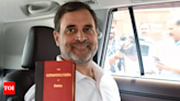 Opposition campaign drives up sales of a little black-and-red book | India News - Times of India