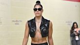 WNBA Star Kelsey Plum Ditches Bra in Leather Vest at Season Opener: See Her Breakover Style Moment