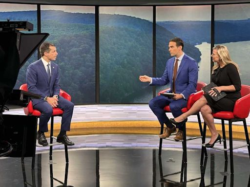 US Secretary of Transportation Pete Buttigieg visits WGAL to discusses Pa. infrastructure
