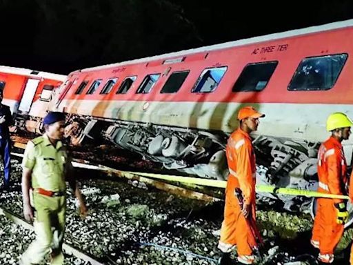 Gonda train accident: Heard loud sound, claims loco pilot; RPF says no explosives found | Lucknow News - Times of India