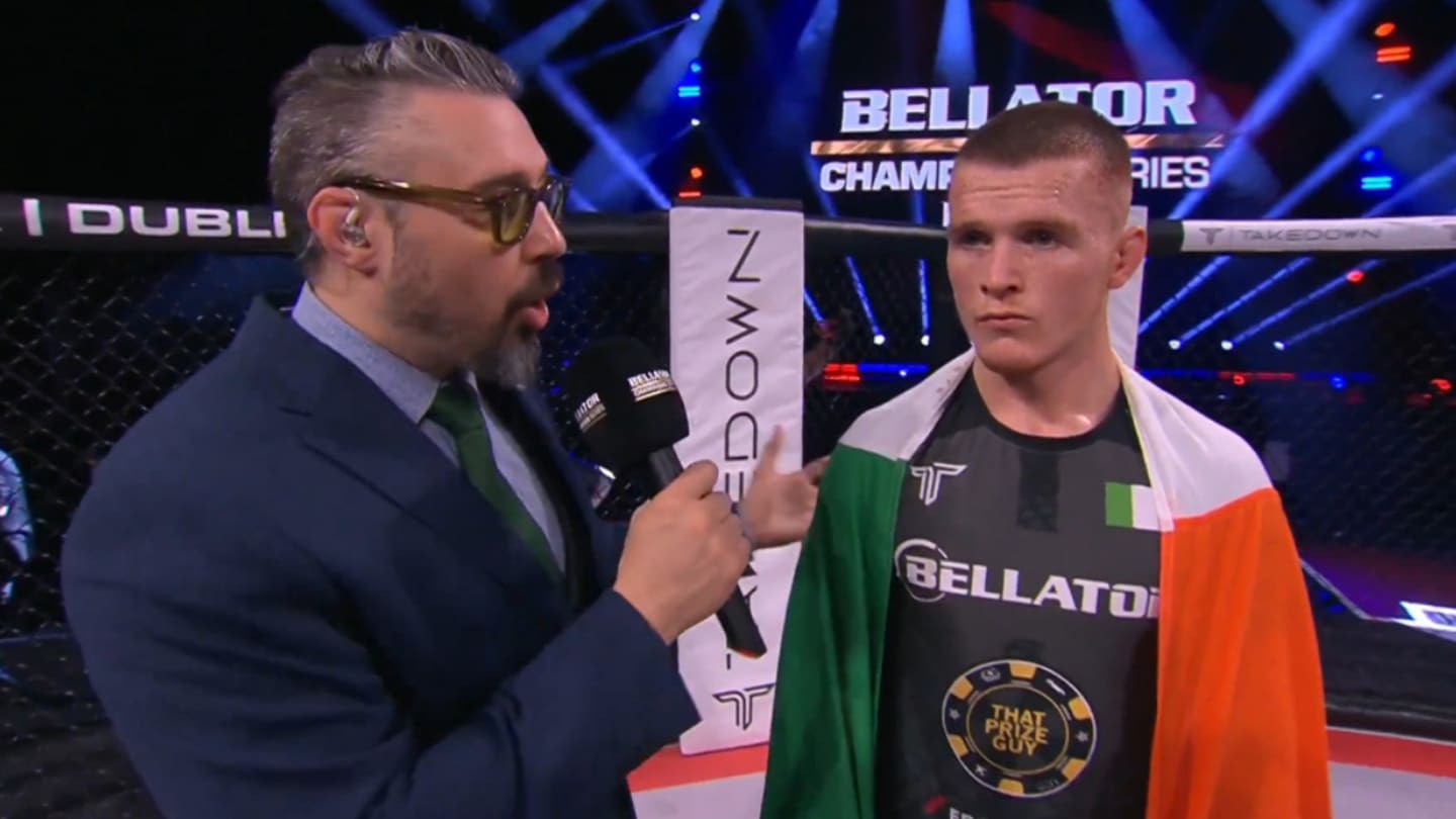 Bellator News: PFL's Paul Hughes Thanks Conor McGregor After Debut Win in Dublin