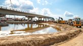 Sanibel Causeway is intact again as trucks roll onto the island battered by Hurricane Ian