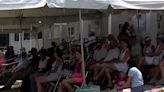 Hundreds turn out for tennis tourney