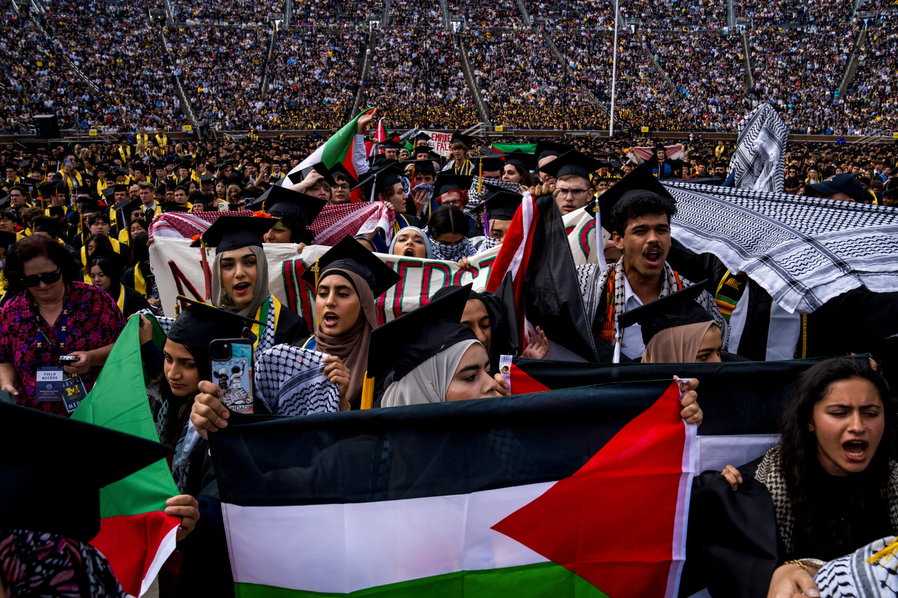 Pro-Palestine Protest Disrupts U of M’s Graduation Ceremony as Schools Prep for Commencements