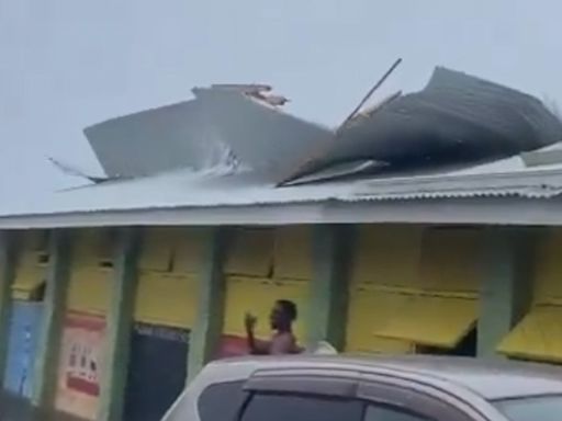 Hurricane Beryl tears roof off school as storm rips through St. Vincent and the Grenadines