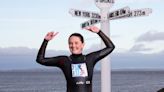 Woman, 23, claims world record for Land’s End to John O’Groats swim