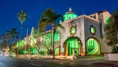 Buildings across Santa Barbara County illuminated in green in recognition of Mental Health Month