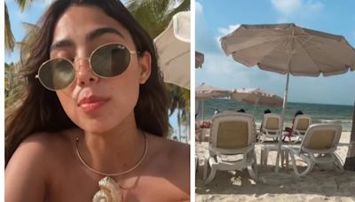 Turista en Cancún se queja porque la quieren mandar a un refugio por el Huracán Beryl: “El clima está rico” | VIDEO