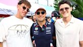 Captan a Igor Lichnosky e Israel Reyes conviviendo con Checo Pérez previo al GP de Miami