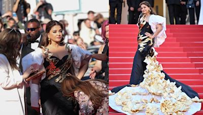 Cannes Film Festival 2024: Aishwarya Rai Bachchan shines bright on the red carpet with a plastered hand; fans hail her professionalism
