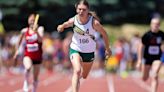 Kearney Catholic's Hazel Haarberg wins three all-class golds at state track meet