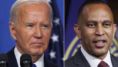 Jeffries and Biden meet but Democratic leader does not offer the president his endorsement