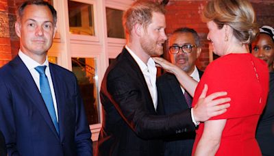 Prince Harry joins Belgium's Queen Mathilde for dinner in New York