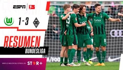Buen triunfo del Mönchengladbach ante Wolfsburgo por 3-1