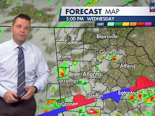 WEDNESDAY’S WEATHER | Back-to-back afternoon storms with heavy downpours