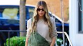 Pregnant Sofia Richie Shows off Baby Bump in Green Overalls as She Steps Out in Los Angeles