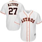 Jose Altuve Majestic White Home Cool Base Player Jersey