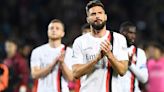 Giroud scores in his last AC Milan match on a night of farewells at San Siro