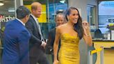 Meghan Markle Looks Gorgeous in Gold as She Attends Gala in NYC With Her Mom, Doria, and Prince Harry