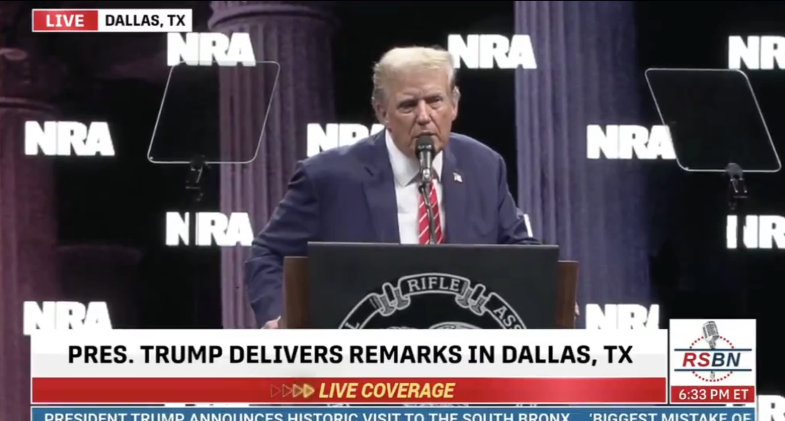 ‘Not Even Close’: Trump Tells NRA Crowd Not Even Lincoln Has ‘Done More For The Black Individual In This Country...