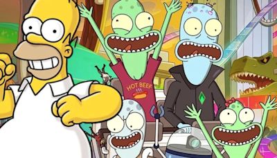 Solar Opposites Exec Pitches Their Dream Crossover With The Simpsons, Rick and Morty