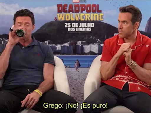 La increíble reacción de Ryan Reynolds y Hugh Jackman al probar fernet por primera vez: el video que se volvió viral